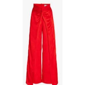 SILVIA TCHERASSI Rowan Pant In Red NWT Size Medium